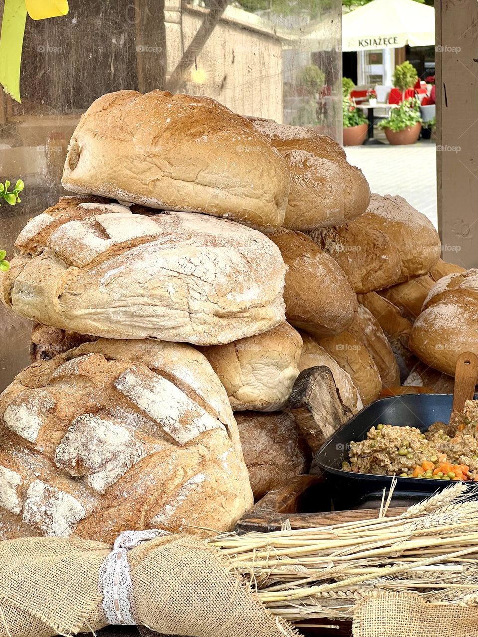 Incredibly delicious bread in Krakow