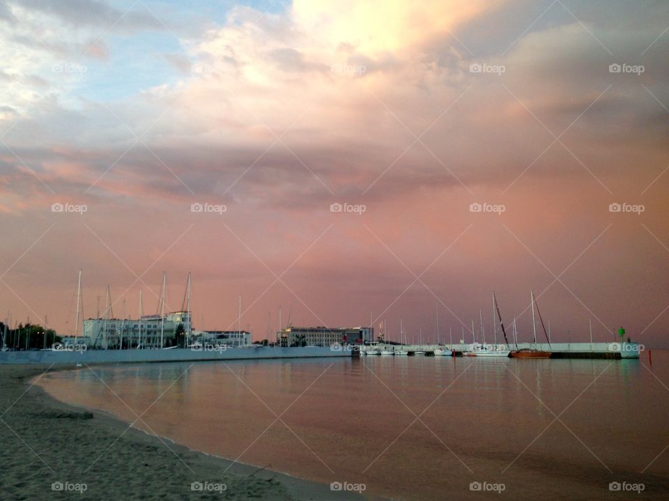 Water, Sunset, Dawn, Sky, River