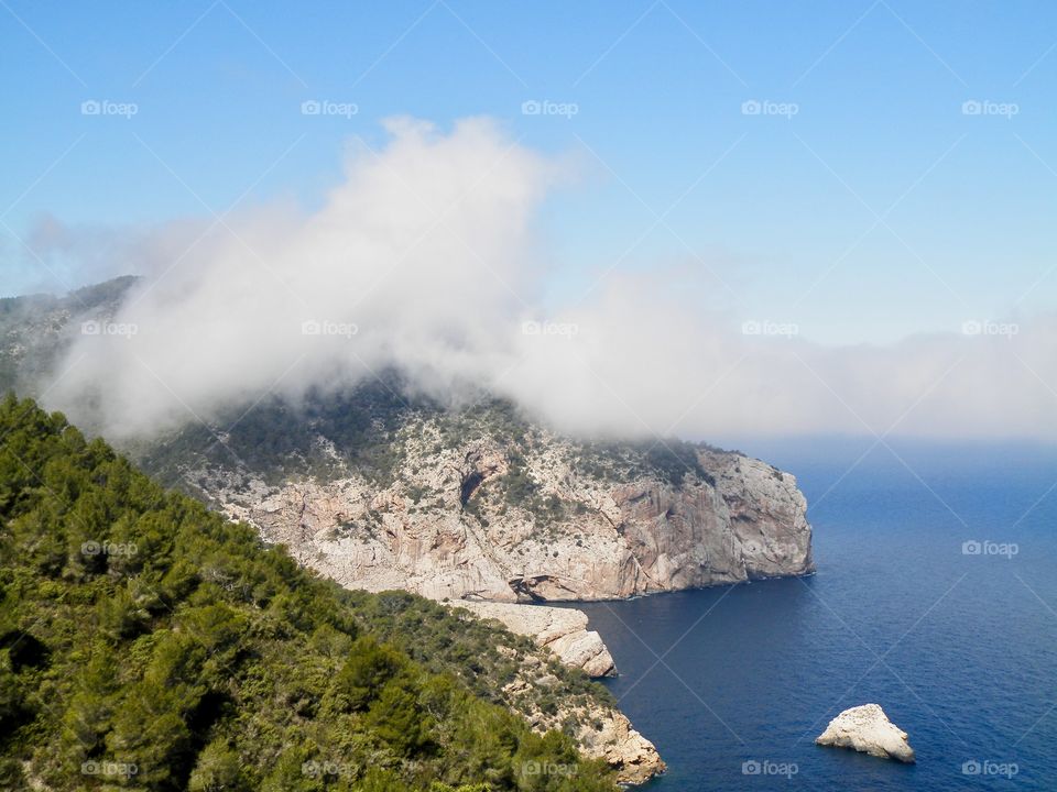 Cloudy day by Ibiza