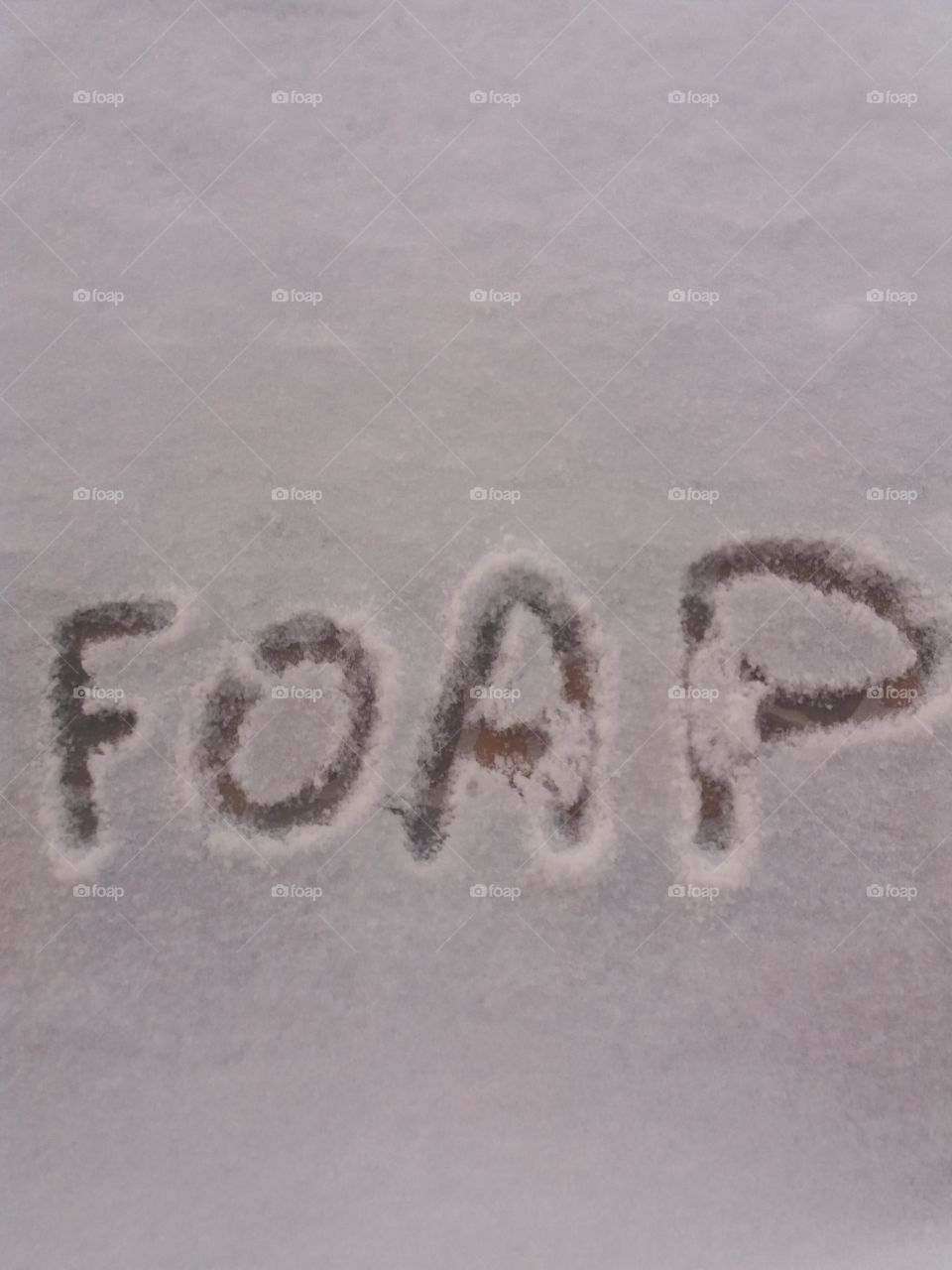 Foap in the snow