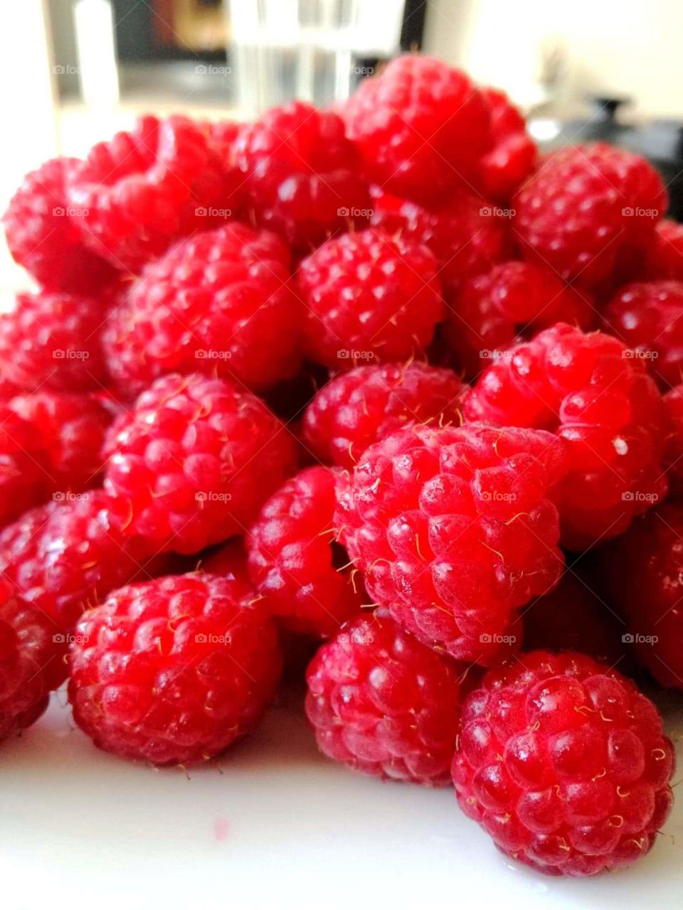 Sweet juicy raspberry