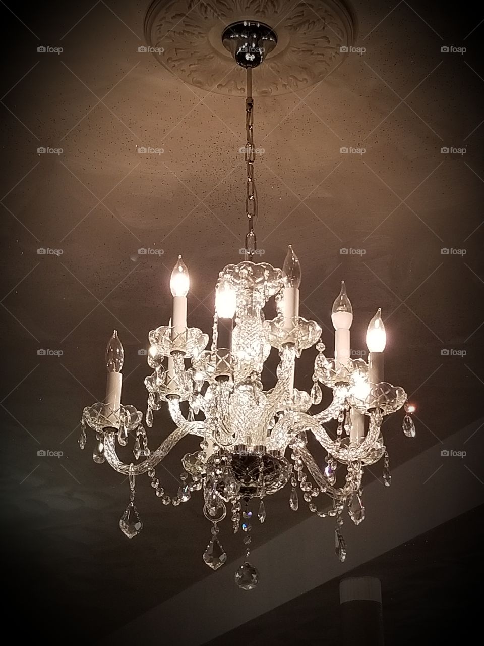 the chandelier