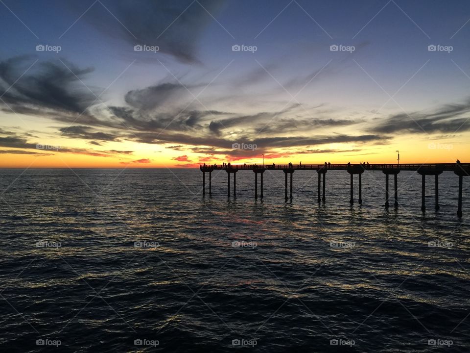 Horizon Pier in Sunset 2015
