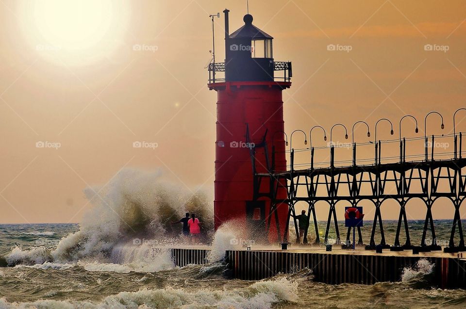 High seas lighthouse 