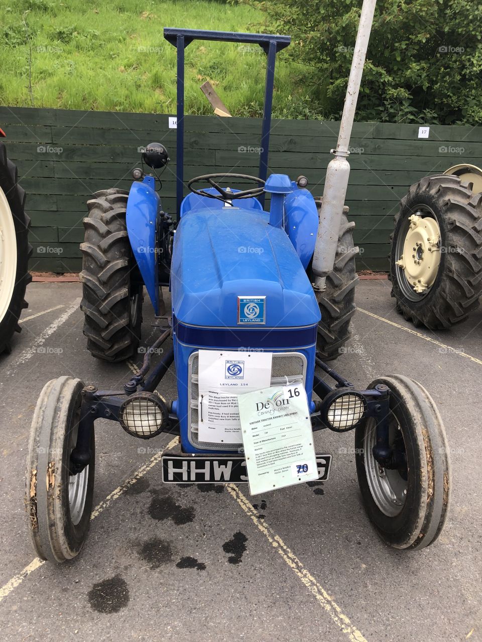 Another tractor a “Leyland 1969” which was on show at the Devon County Show May 2019