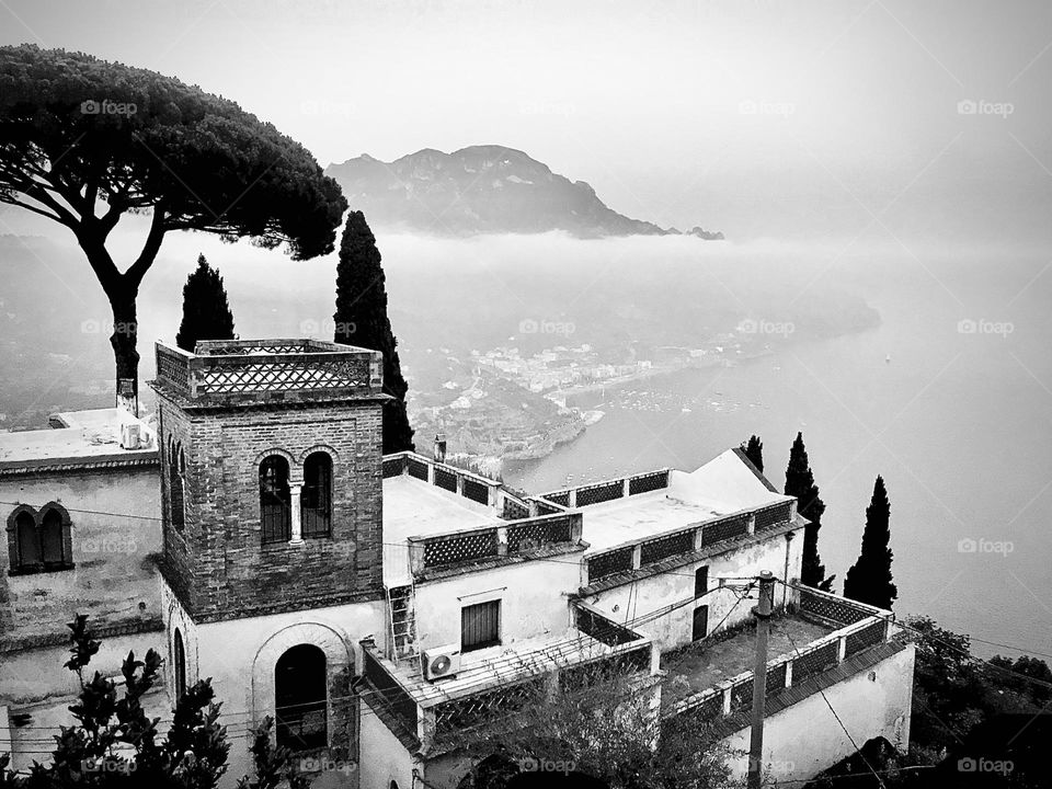 Historic structure in Ravello, Italy.