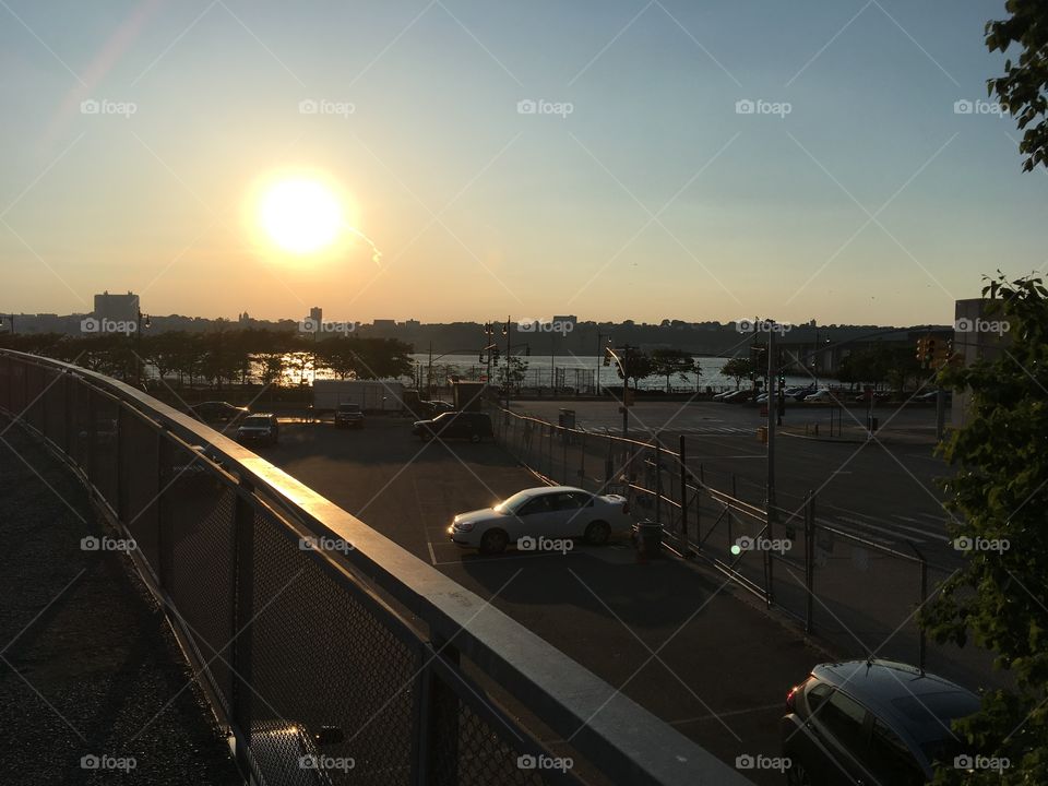 The River from the Highline in NYC 