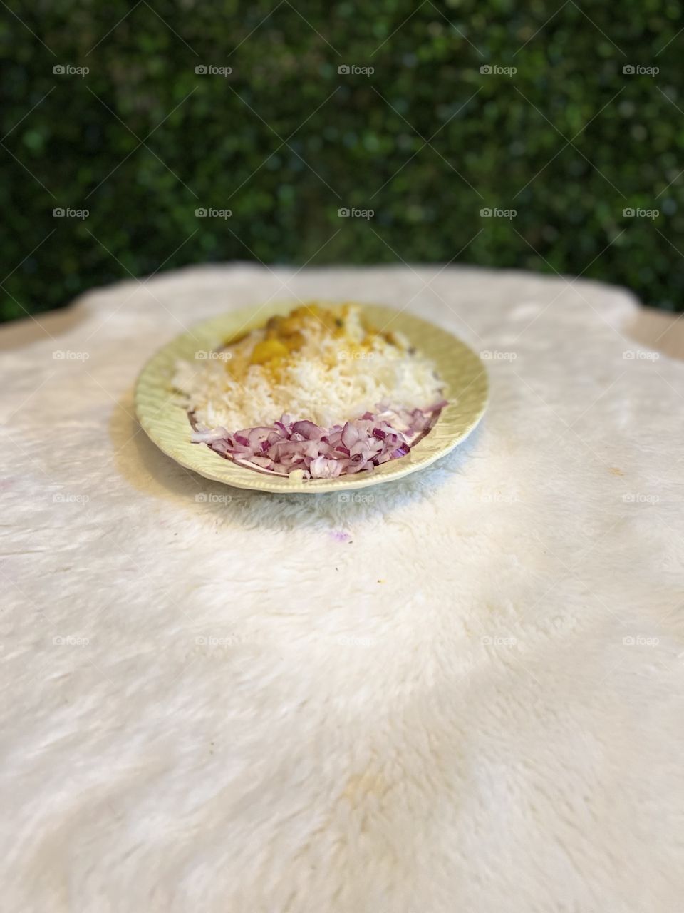 Delicious dinner raic with Edam vegetables and onion 🥔🧅