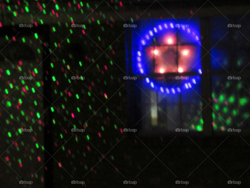 holiday window decoration