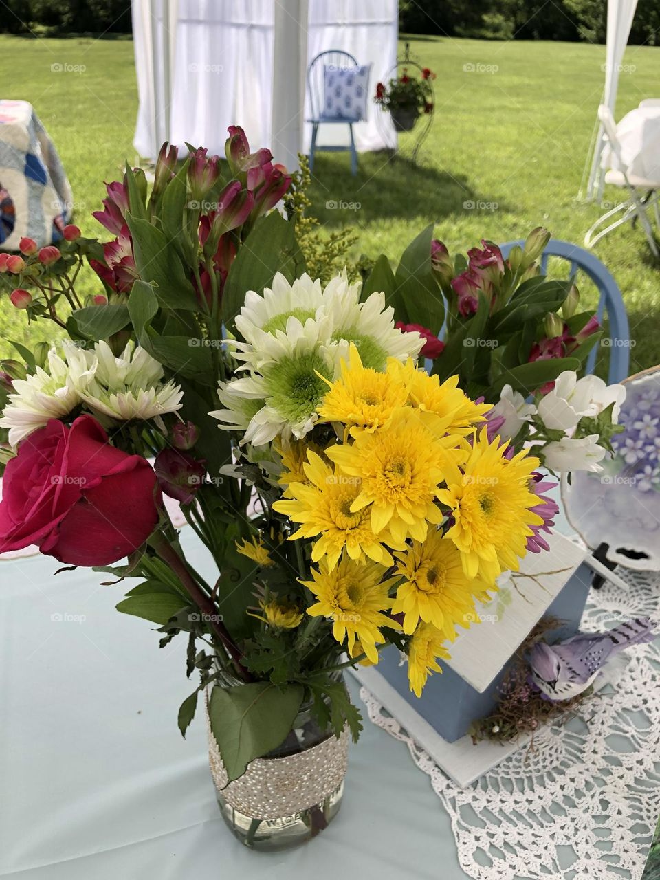 Flowers in a vase