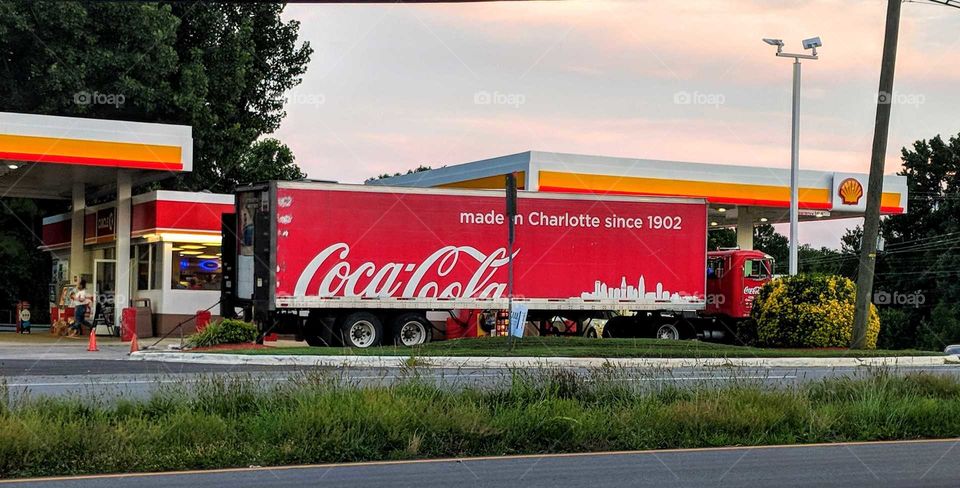 Coca-Cola truck