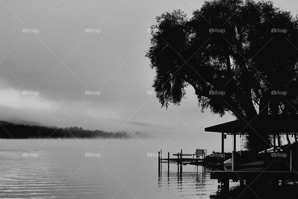 Keuka Lake fog