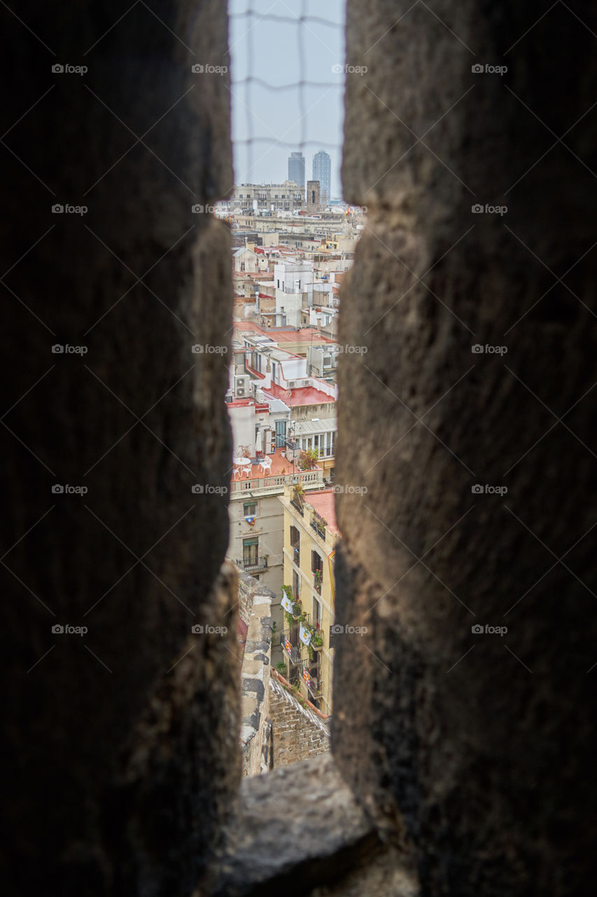 Barcelona desde la Torres de las Iglesia de Santa María del Pi