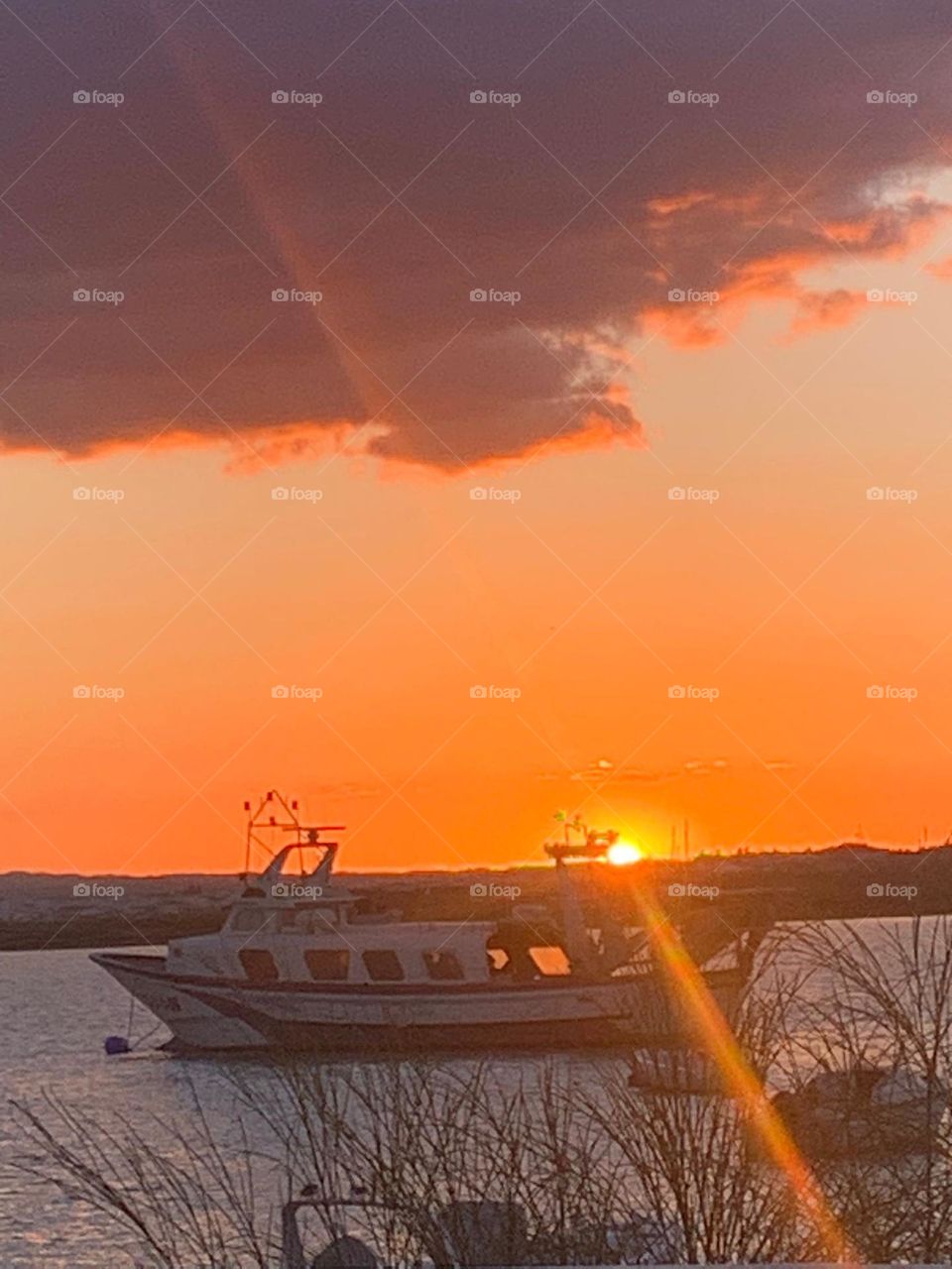 Atardecer playa Huelva