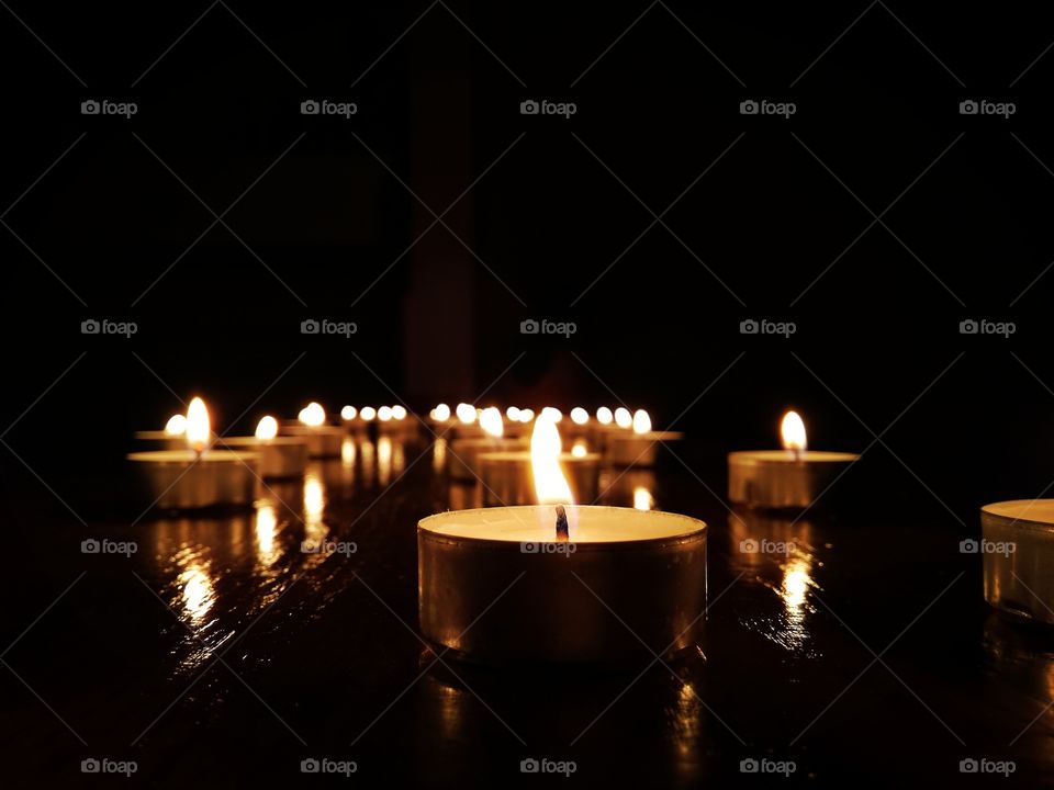 Candle, Candlelight, Burnt, Flame, Wax