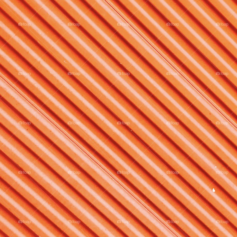 Orange Diagonal Design