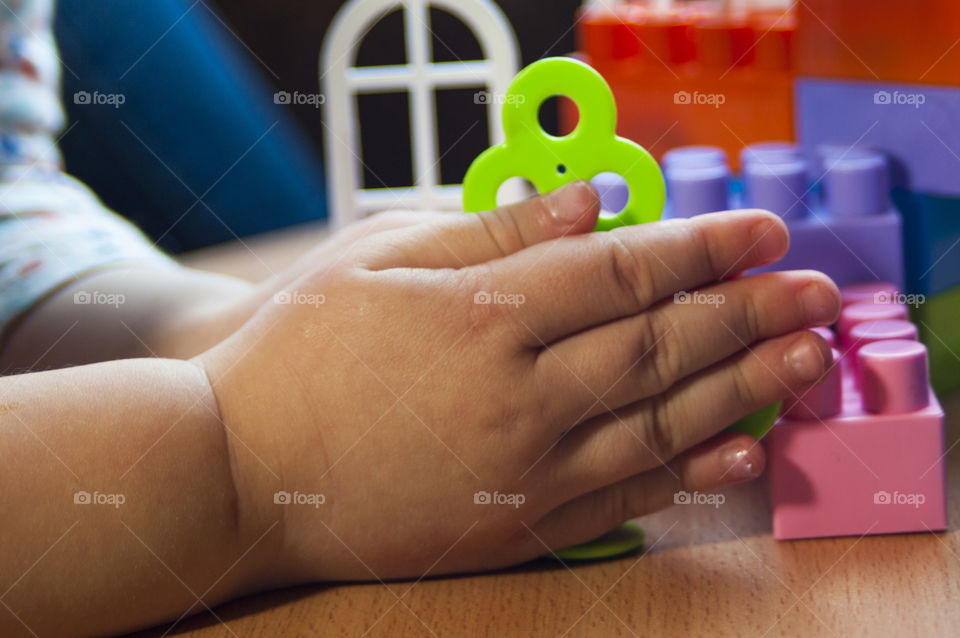 Child playing with constructor