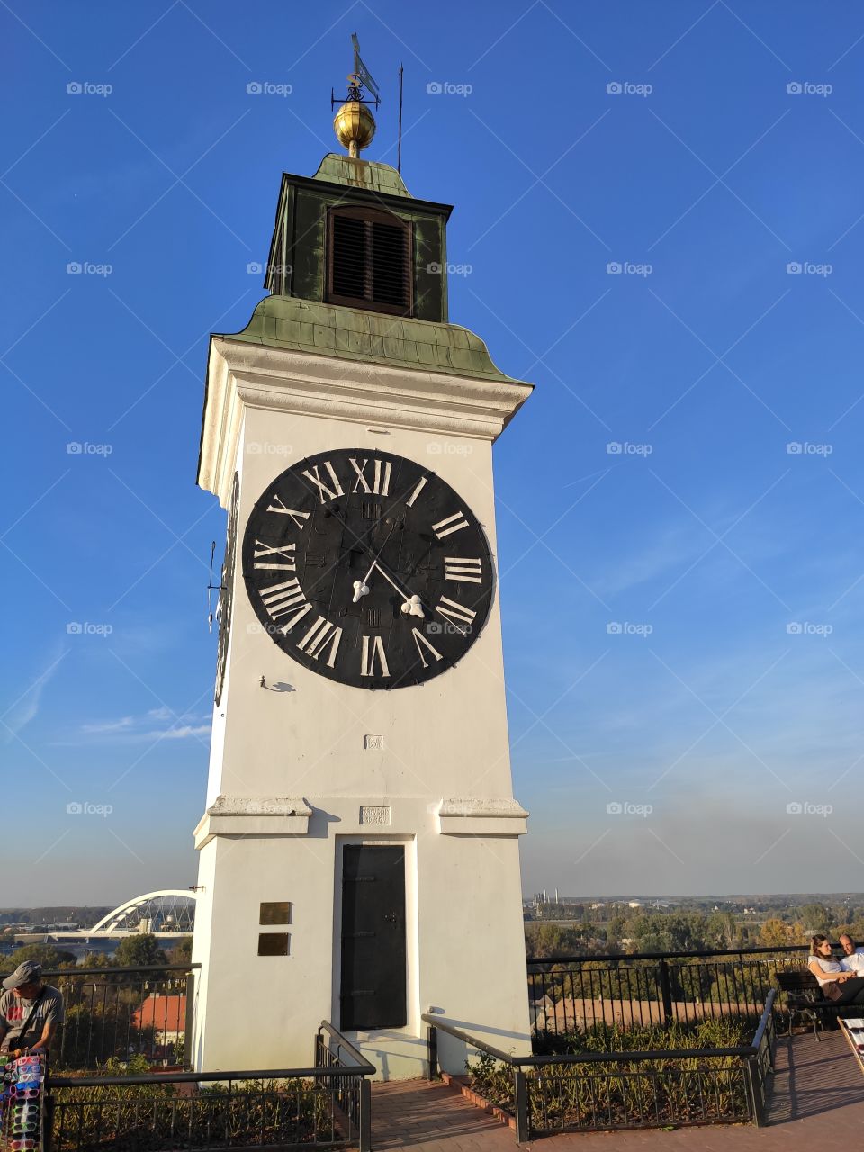 Clock tower Novi Sad Serbia Petrovaradin