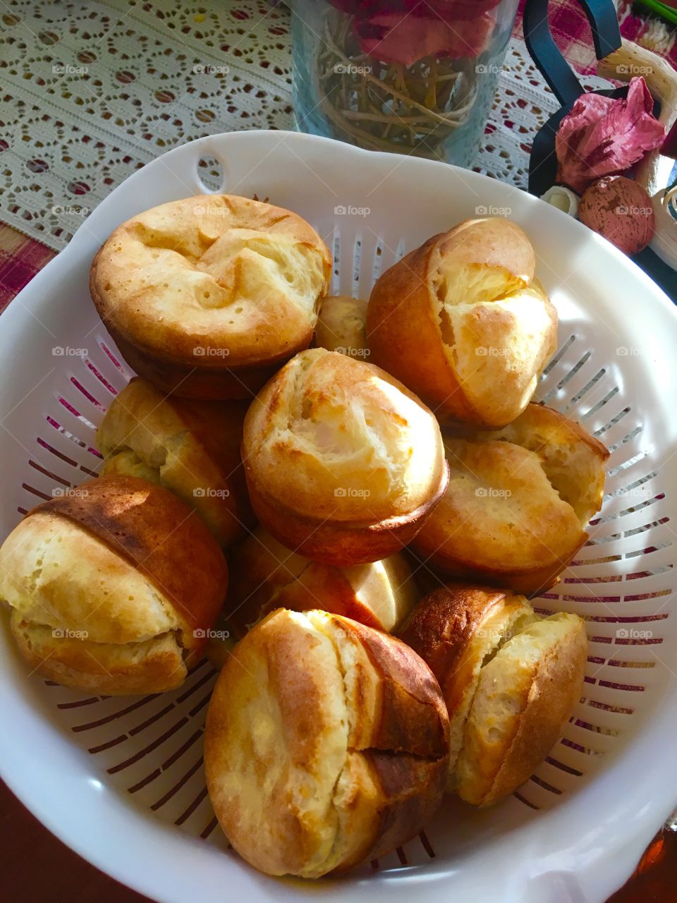 Pop overs for breakfast 