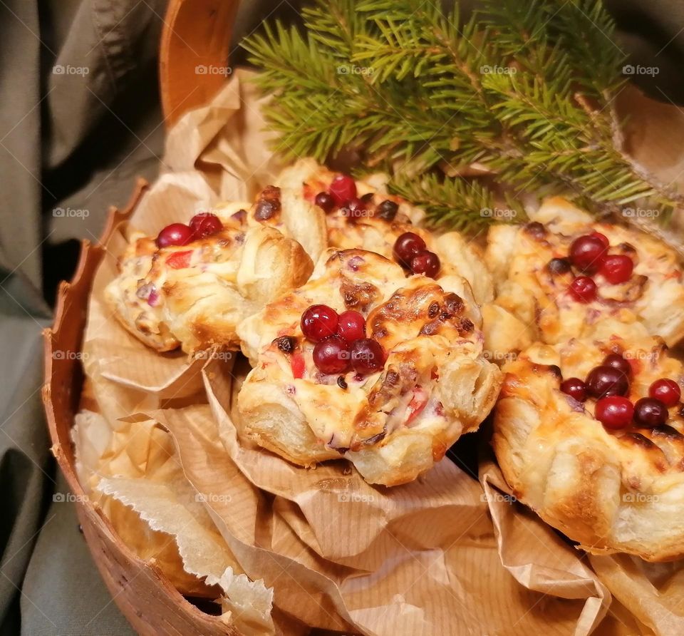 Really good pies with smoked reindeer filling.