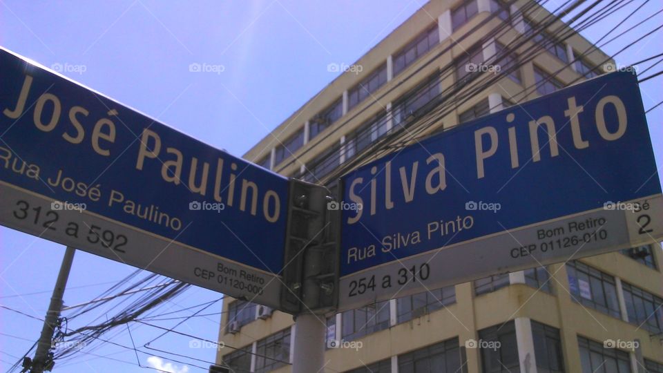 São Paulo street names