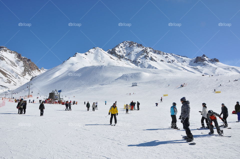 Snow, Winter, Mountain, Resort, Skier