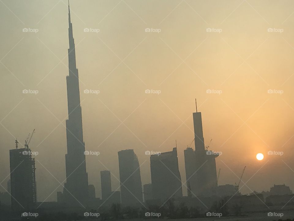 Dubai sunset 