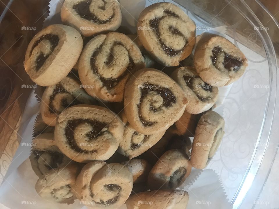 Fig cookies made from my fig preserves 