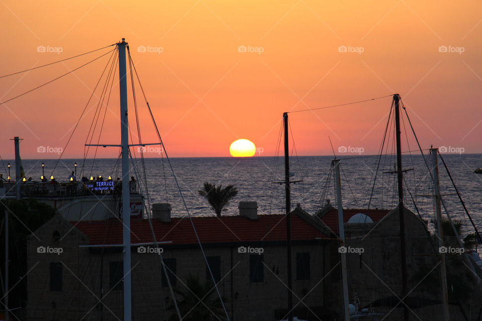 Sunset in Cyprus