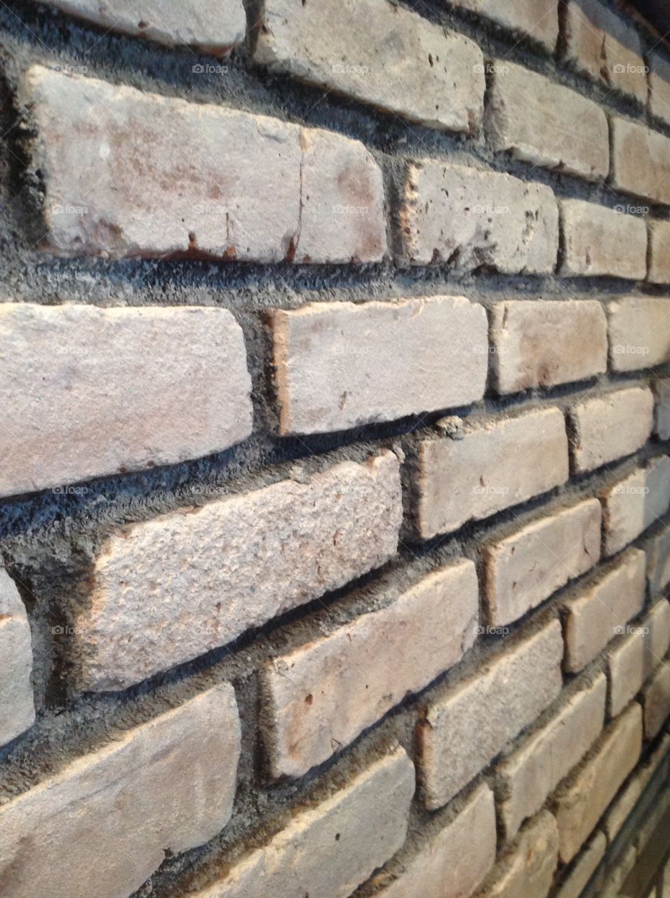 An old brick wall. 