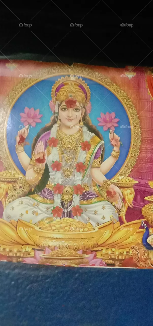 poster goddess Lakshmi