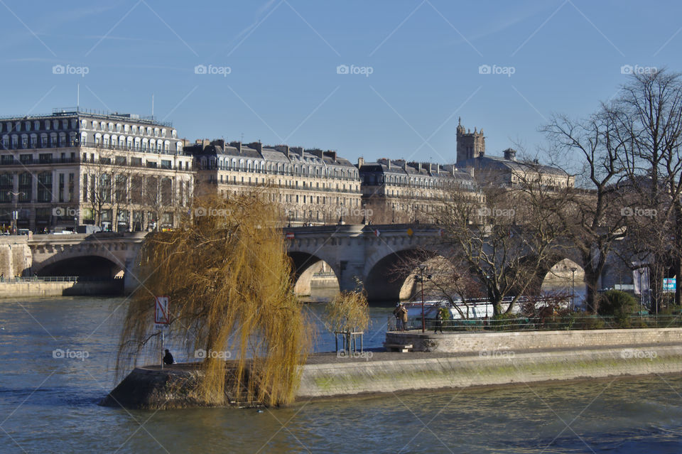 bridge over the Seine in Paris