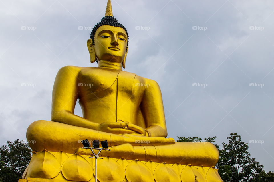 Big Buddha in Pakse Laos Southeast Asia