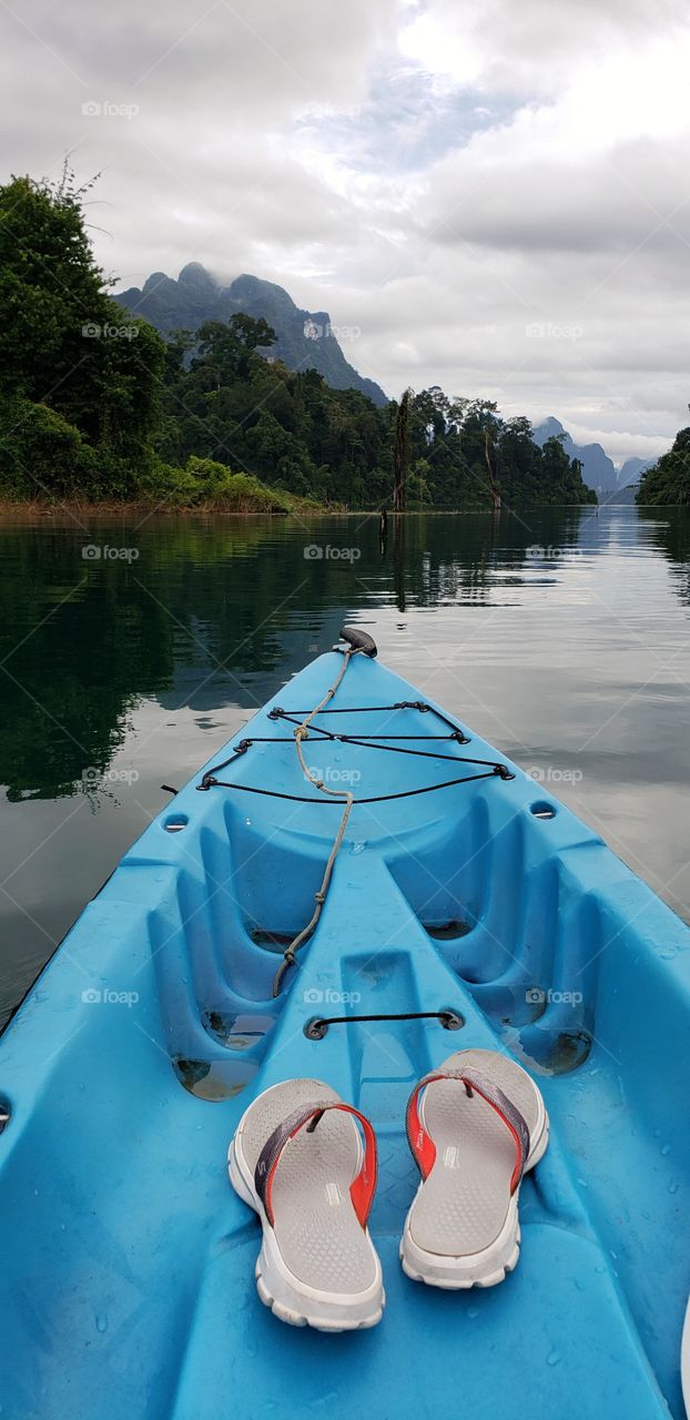 Lake kayaking