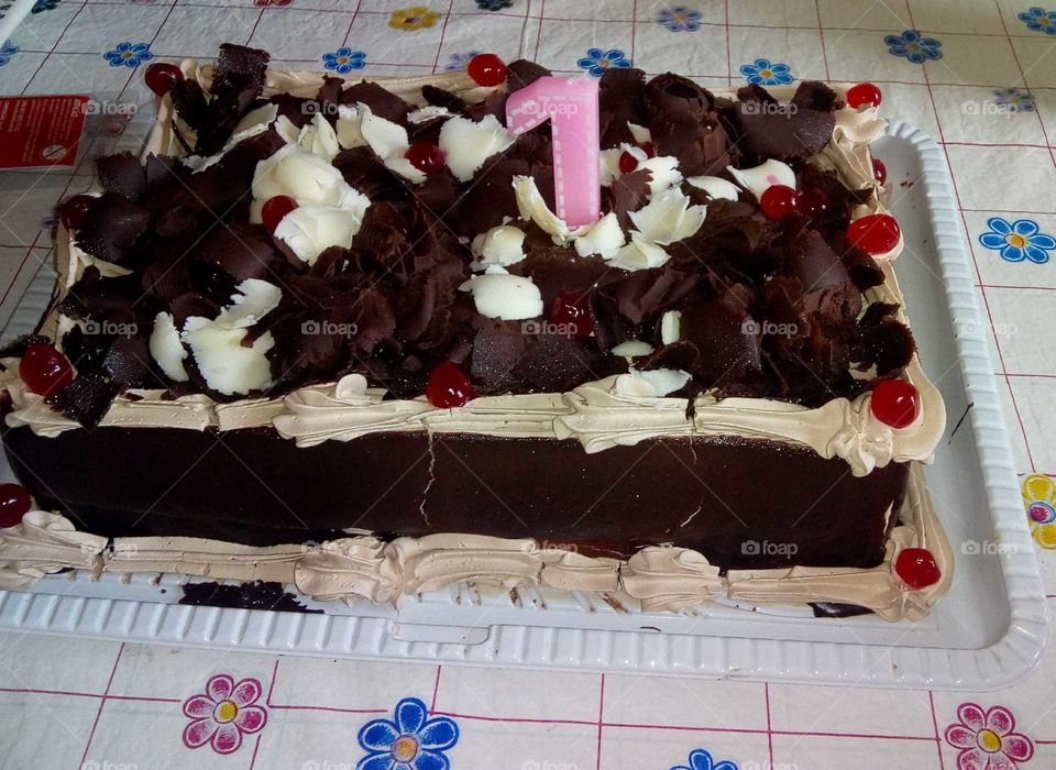bolo de aniversário simples
