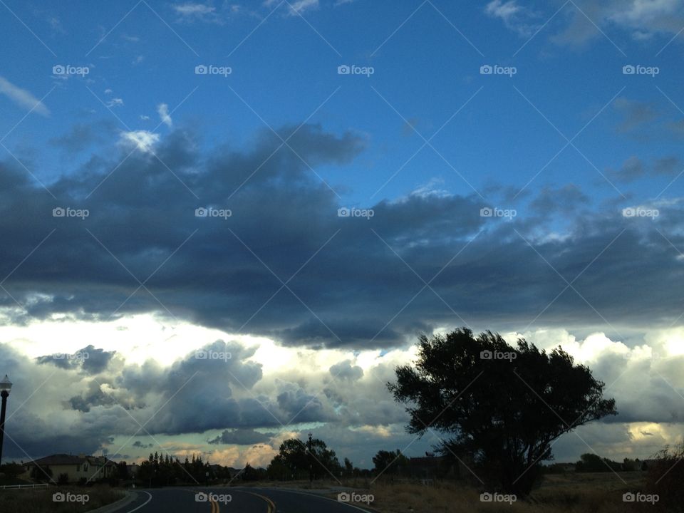 Sacramento sunset and clouds
