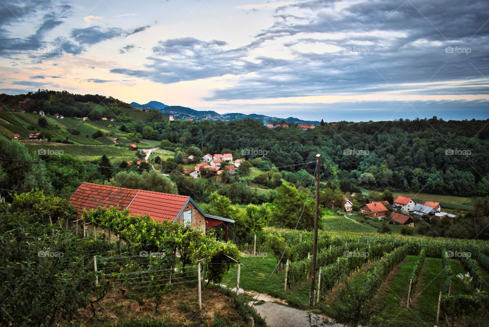 Klenice village, Hrvatsko Zagorje, Croatia