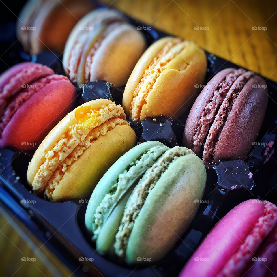 Colours of macarones