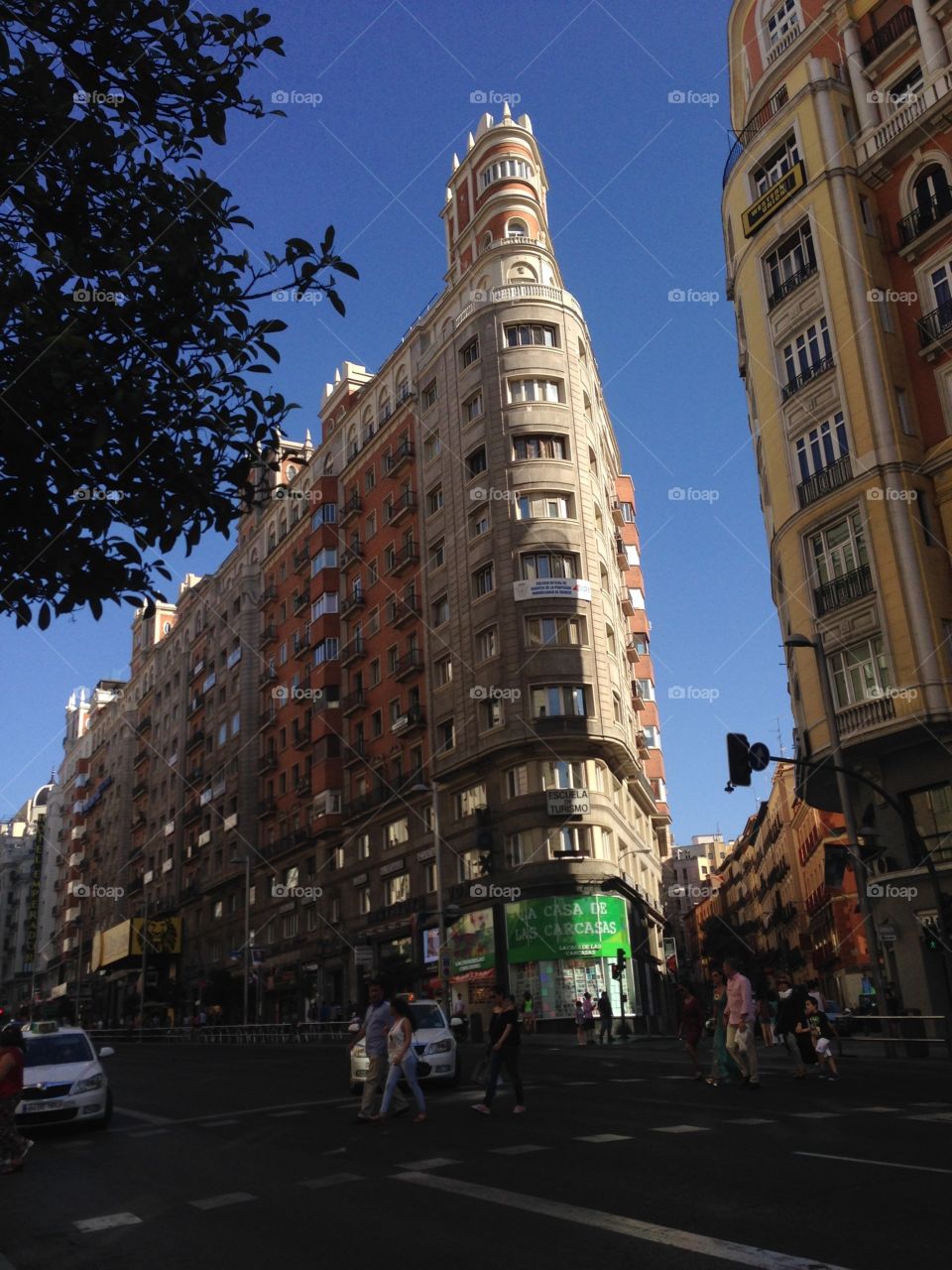 Gran via, Madrid