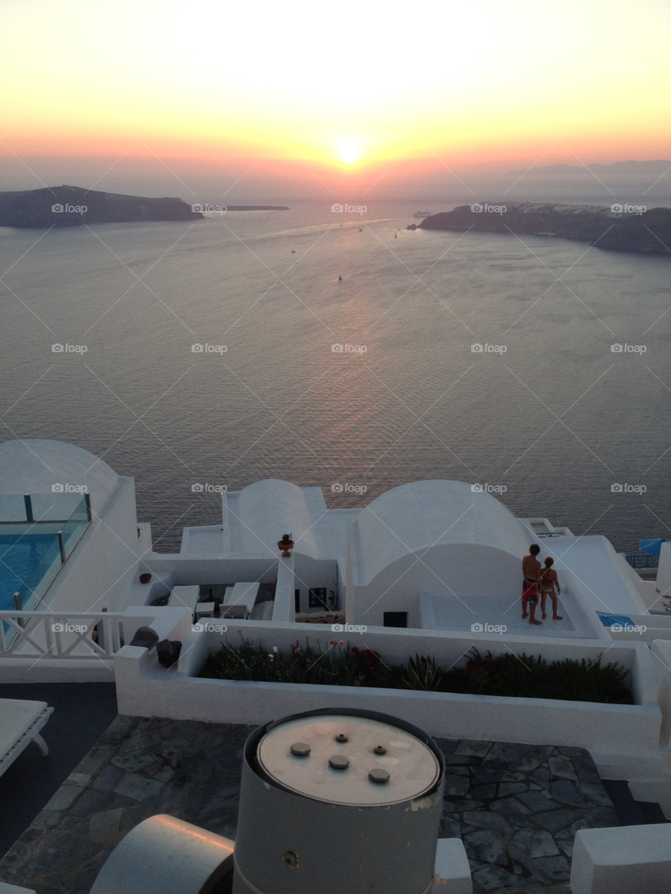 Sunset in Santorini