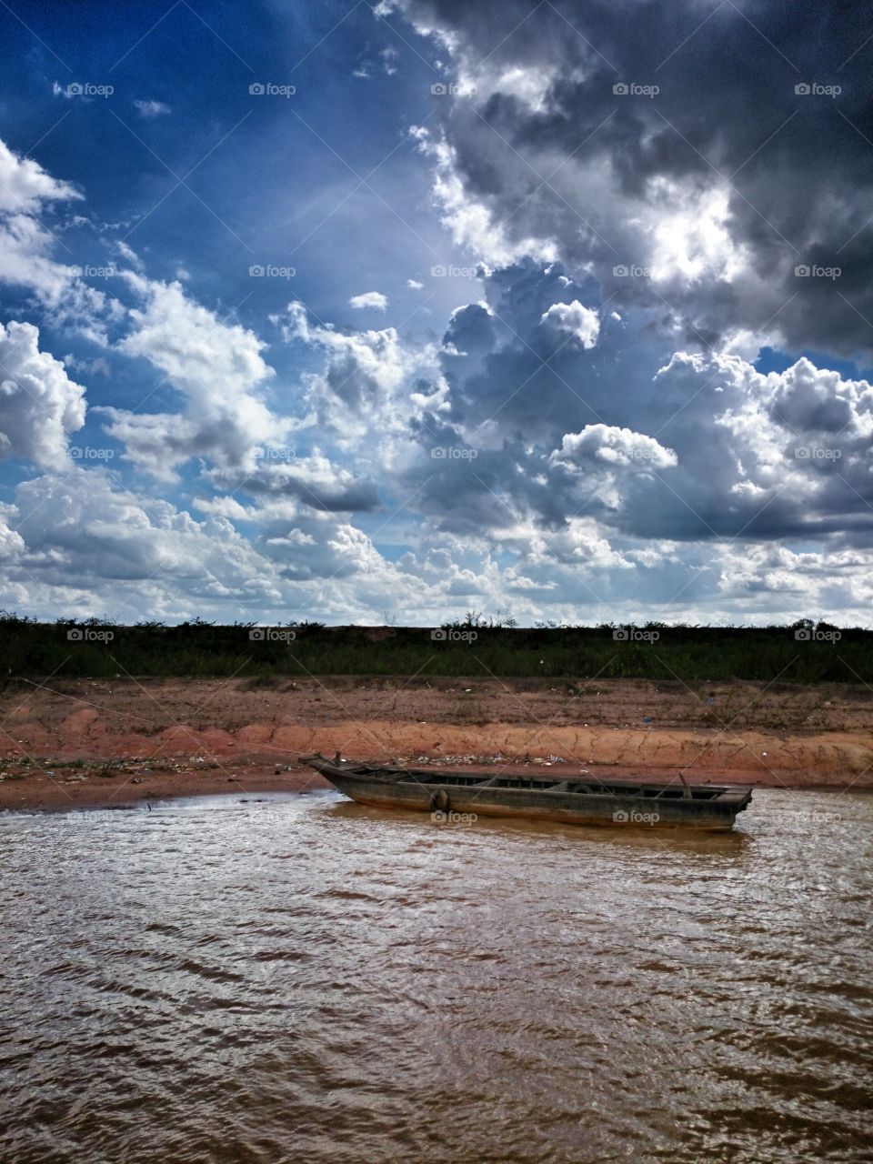 boat. boat at tonle sap Cambodia