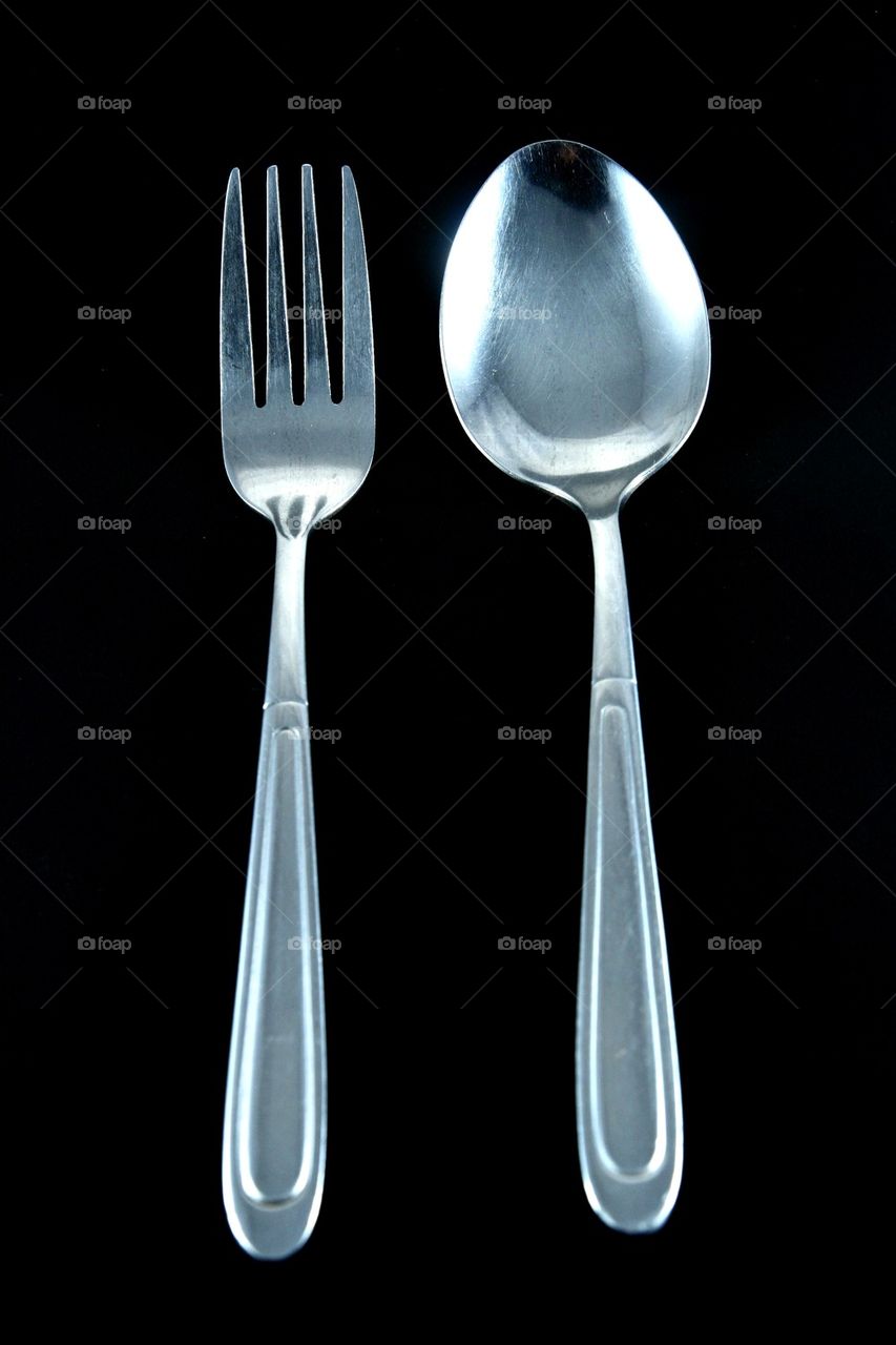 spoon and fork utensil