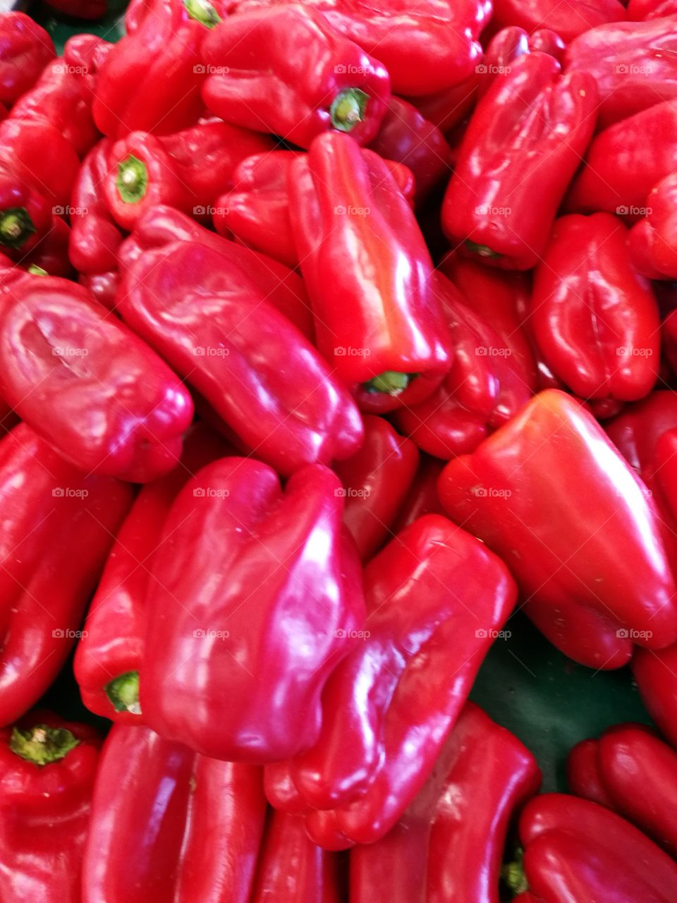 Sweet red peppers