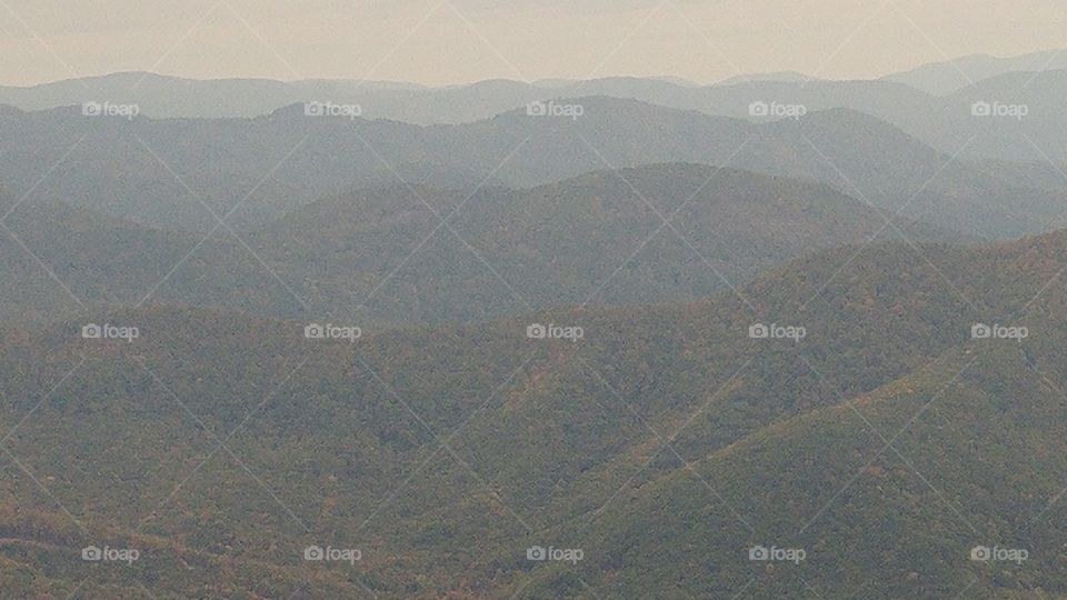 layers of mountains