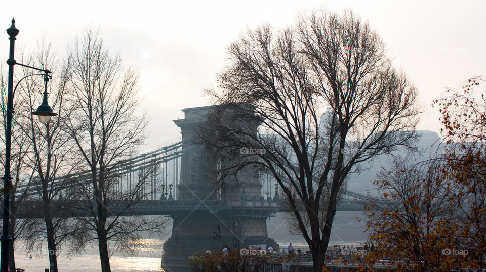 Budapest in fog