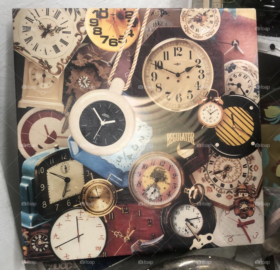 Puzzle of clocks 