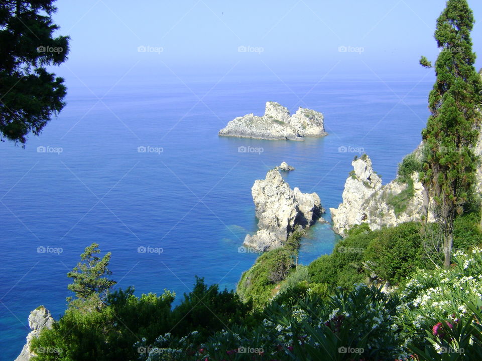 Beautiful Rocks in the Ocean