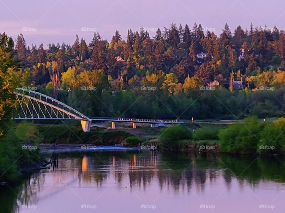 Minto Island Footbridge Salem Oregon