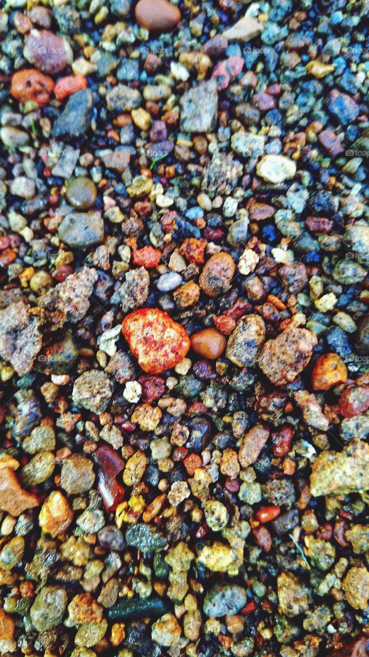 The background of the stone.