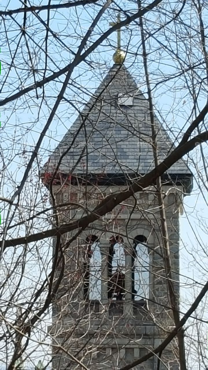 church steeple at the mount